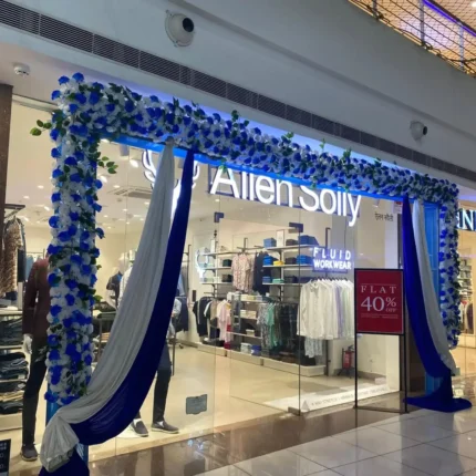 Artificial Flowers Gate Decoration at shop