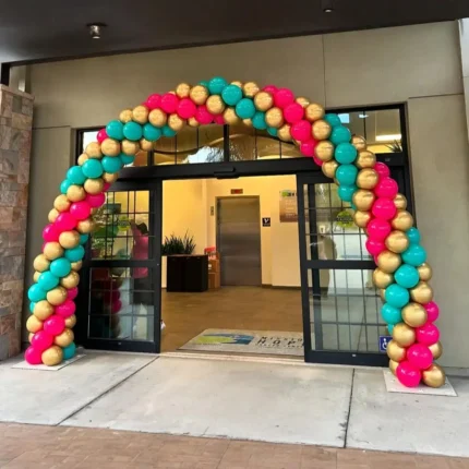 Grand Balloon Gate For Corporate Event