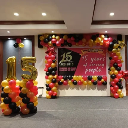 15th Annual Day Decor